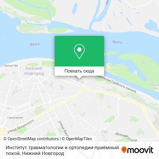 Карта Институт травматологии и ортопедии-приёмный покой