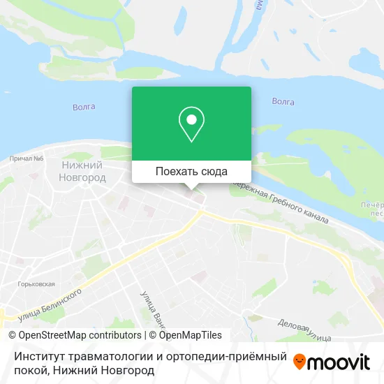 Карта Институт травматологии и ортопедии-приёмный покой