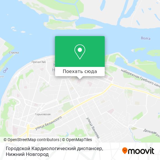 Карта Городской Кардиологический диспансер