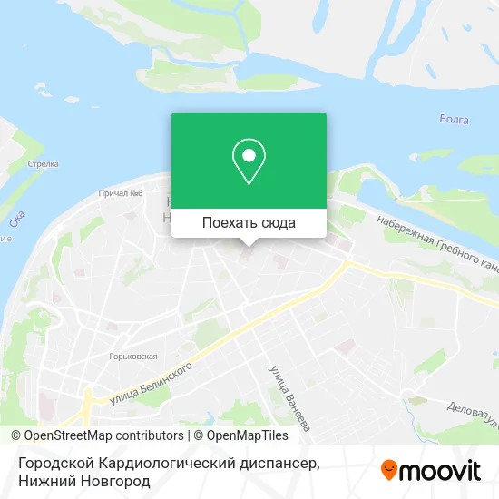 Карта Городской Кардиологический диспансер