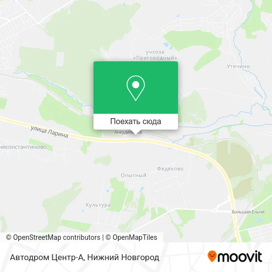 Карта Автодром Центр-А