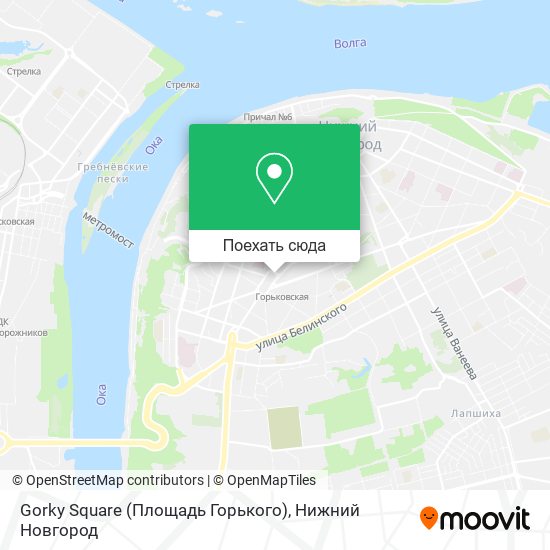 Карта Gorky Square (Площадь Горького)