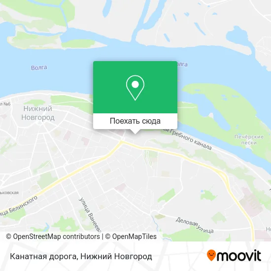 Карта Канатная дорога