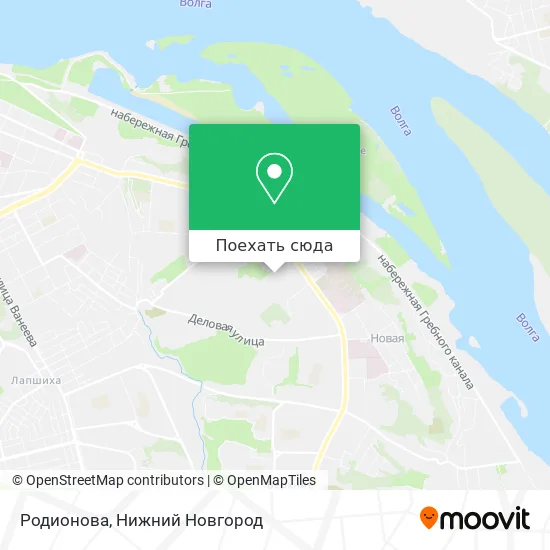 Карта Родионова