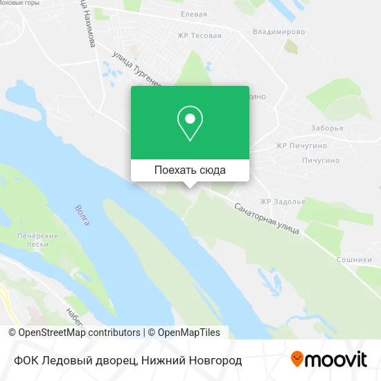 Карта ФОК Ледовый дворец