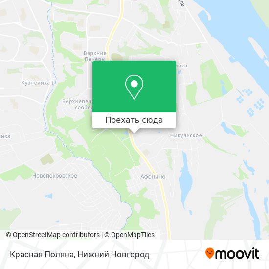 Карта Красная Поляна