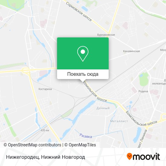 Карта Нижегородец