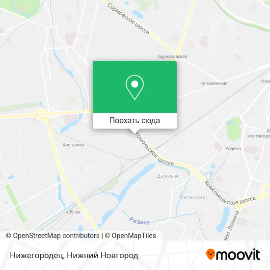 Карта Нижегородец