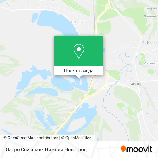 Карта Озеро Спасское