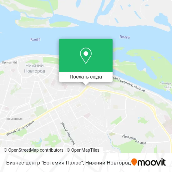 Карта Бизнес-центр "Богемия Палас"