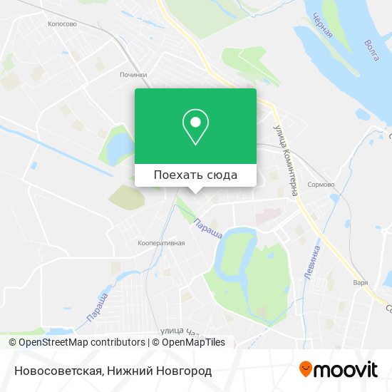 Карта Новосоветская