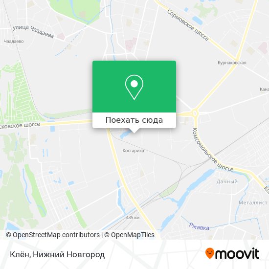 Карта Клён