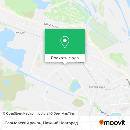 Карта Сормовский район