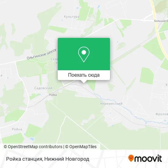 Карта Ройка станция