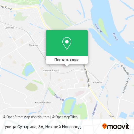 Карта улица Сутырина, 8А