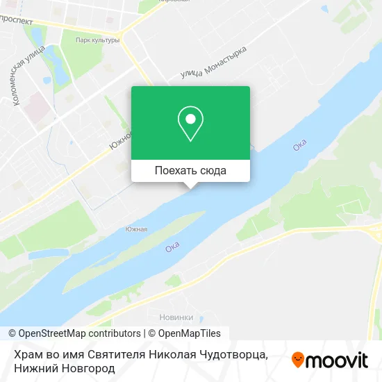 Карта Храм во имя Святителя Николая Чудотворца
