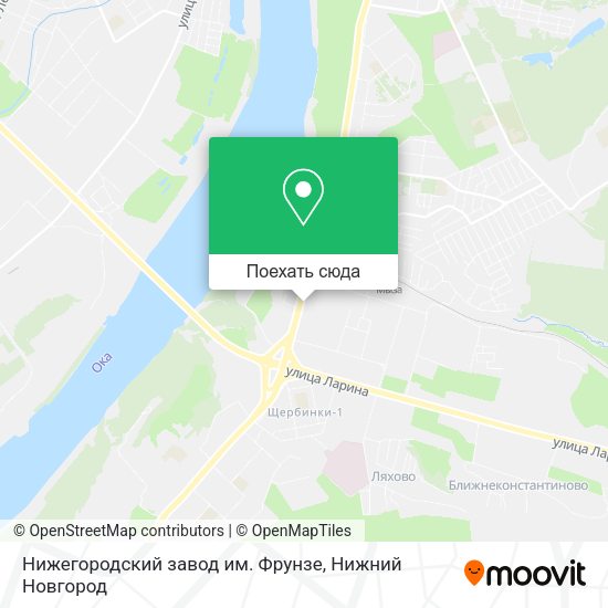 Карта Нижегородский завод им. Фрунзе