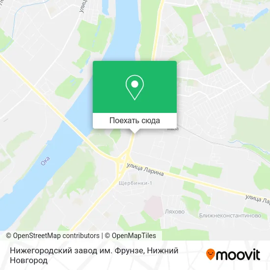 Карта Нижегородский завод им. Фрунзе