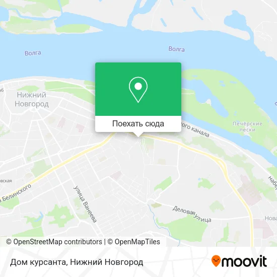 Карта Дом курсанта