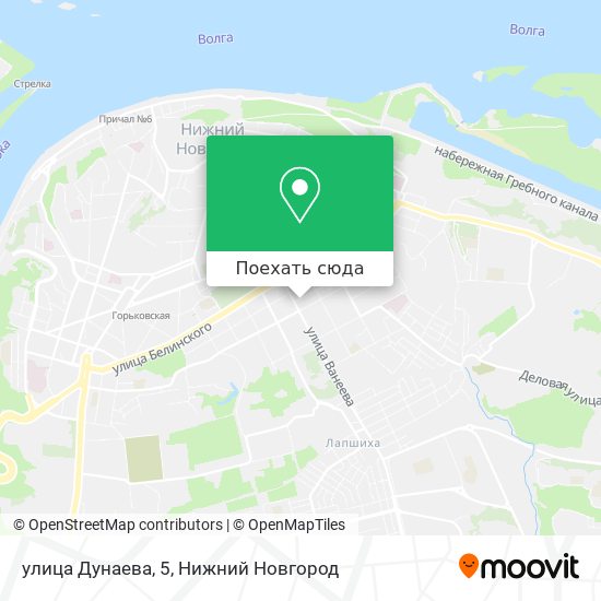 Карта улица Дунаева, 5