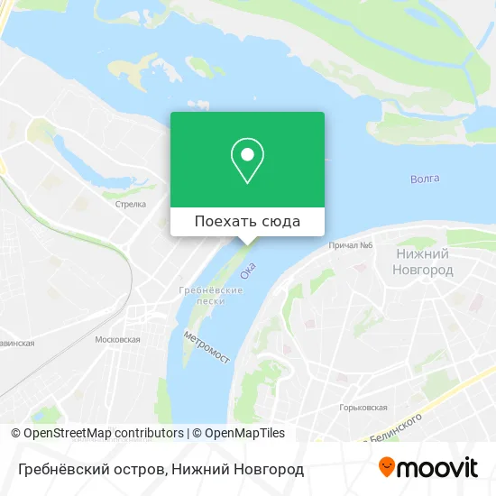 Карта Гребнёвский остров
