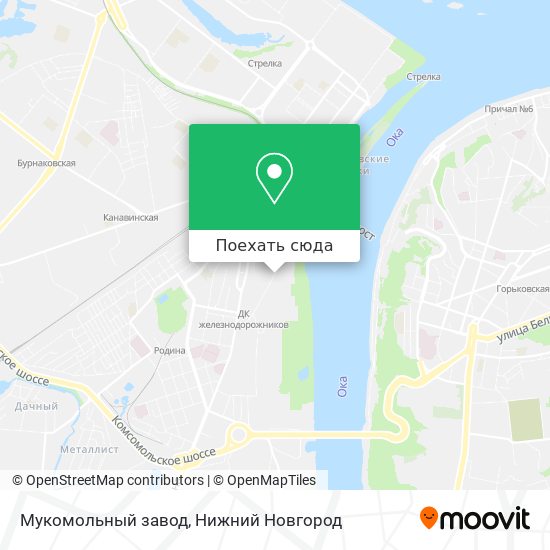 Карта Мукомольный завод