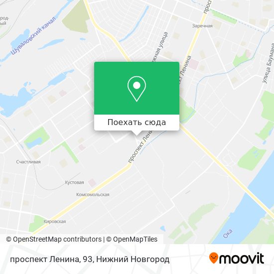 Карта проспект Ленина, 93