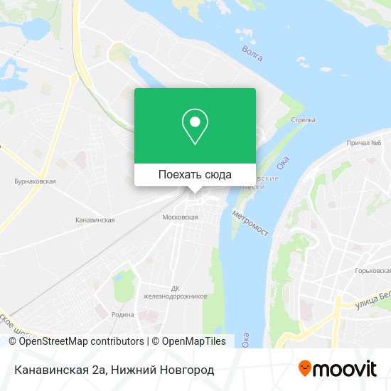 Карта Канавинская 2а