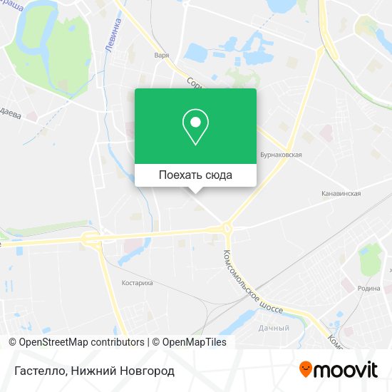 Карта Гастелло