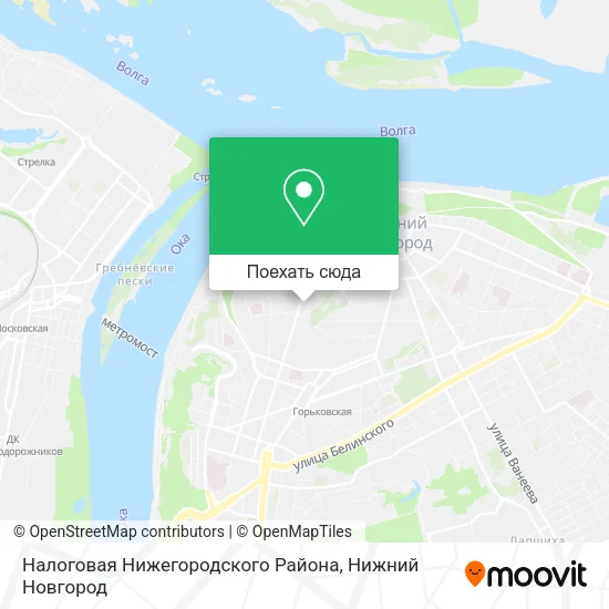 Карта Налоговая Нижегородского Района