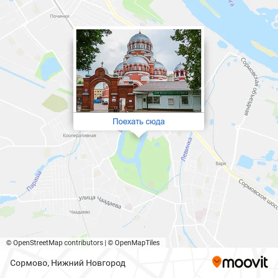 Карта Сормово