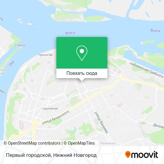 Карта Первый городской