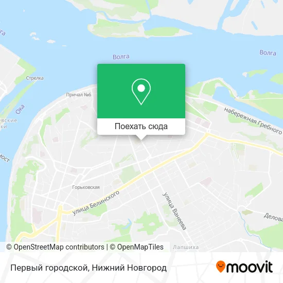 Карта Первый городской
