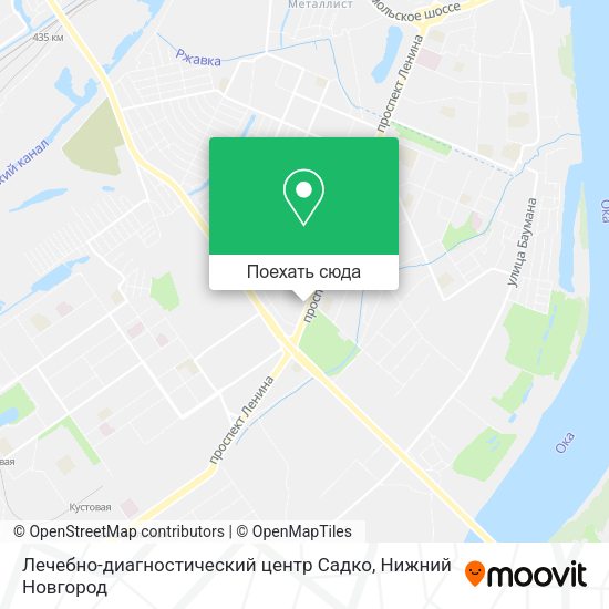 Карта Лечебно-диагностический центр Садко