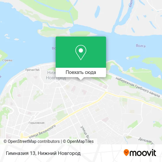 Карта Гимназия 13