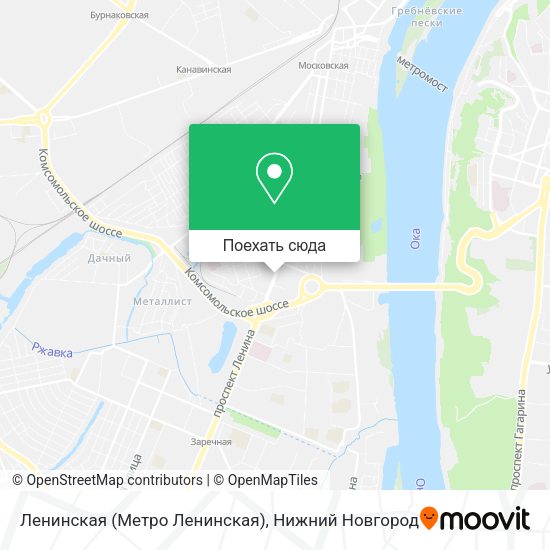 Карта Ленинская (Метро Ленинская)