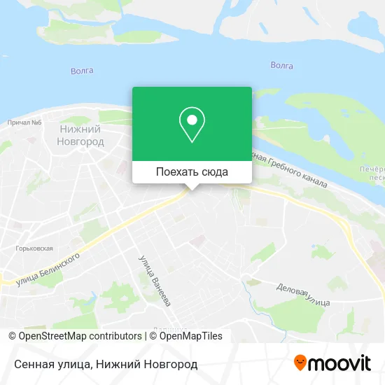Карта Сенная улица