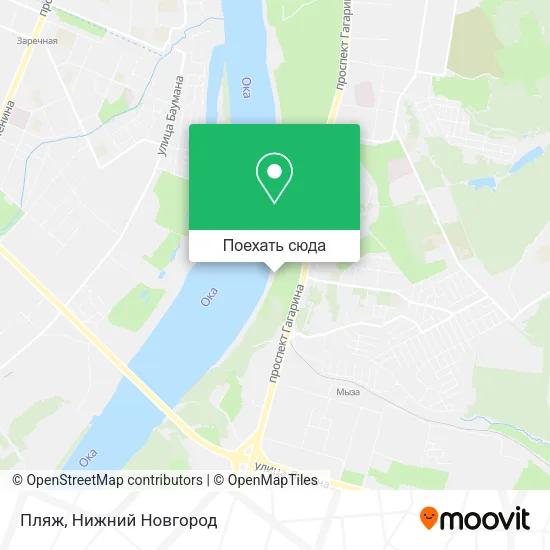 Карта Пляж