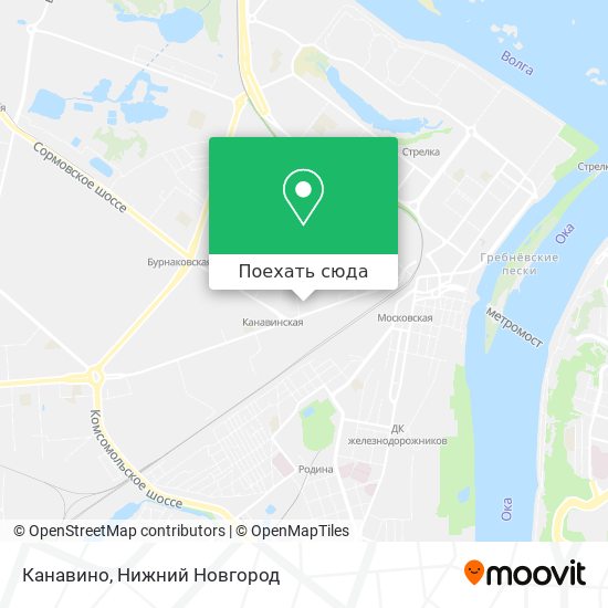 Карта Канавино