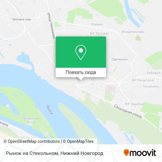 Карта Рынок на Стекольном