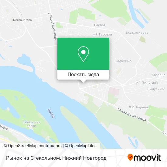 Карта Рынок на Стекольном