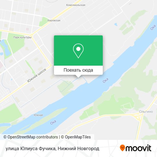 Карта улица Юлиуса Фучика