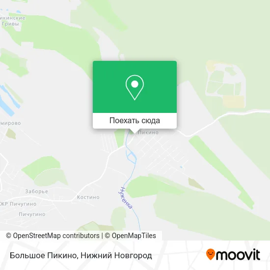 Карта Большое Пикино