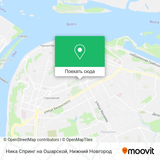 Карта Ника Спринг на Ошарской