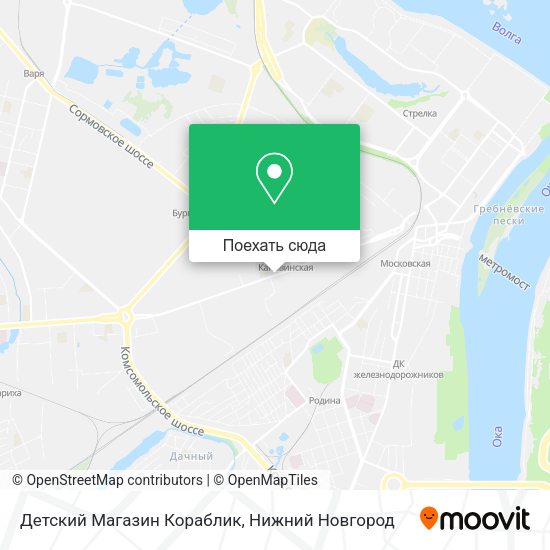 Карта Детский Магазин Кораблик