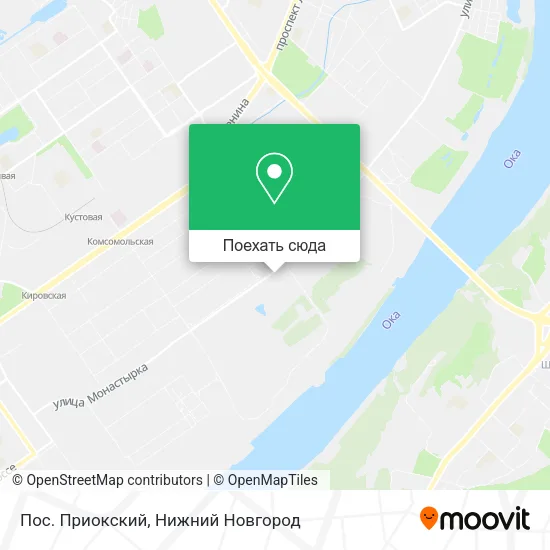 Карта Пос. Приокский