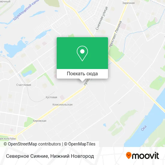 Карта Северное Сияние