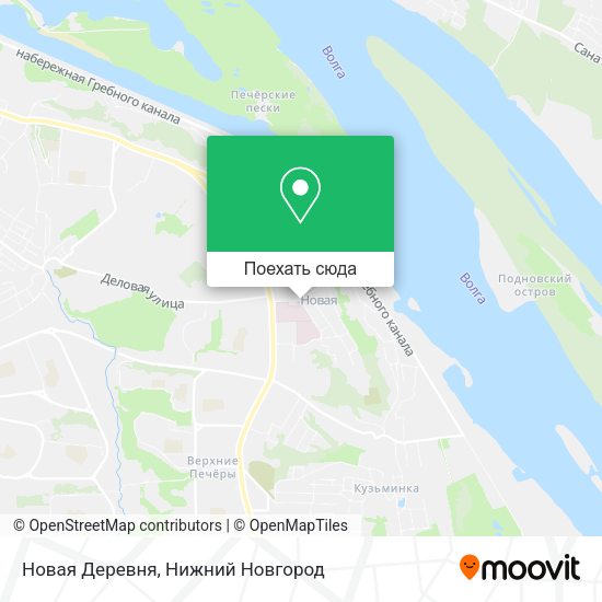Карта Новая Деревня