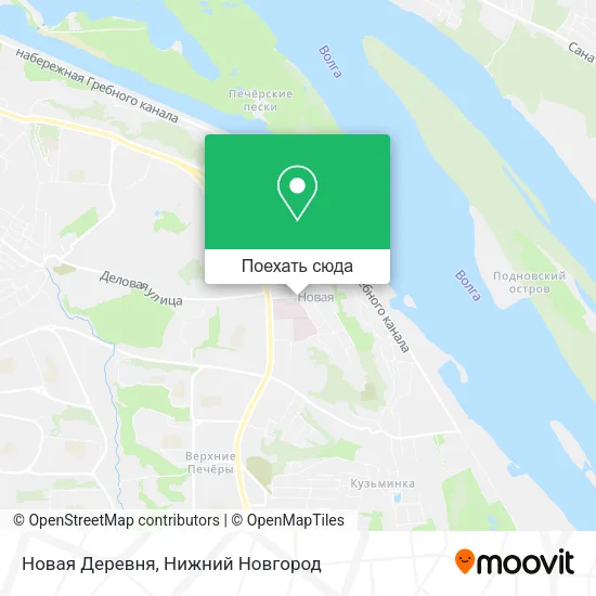 Карта Новая Деревня