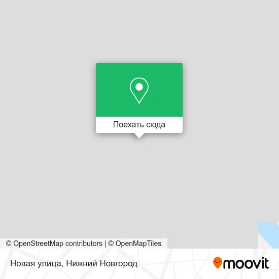 Карта Новая улица
